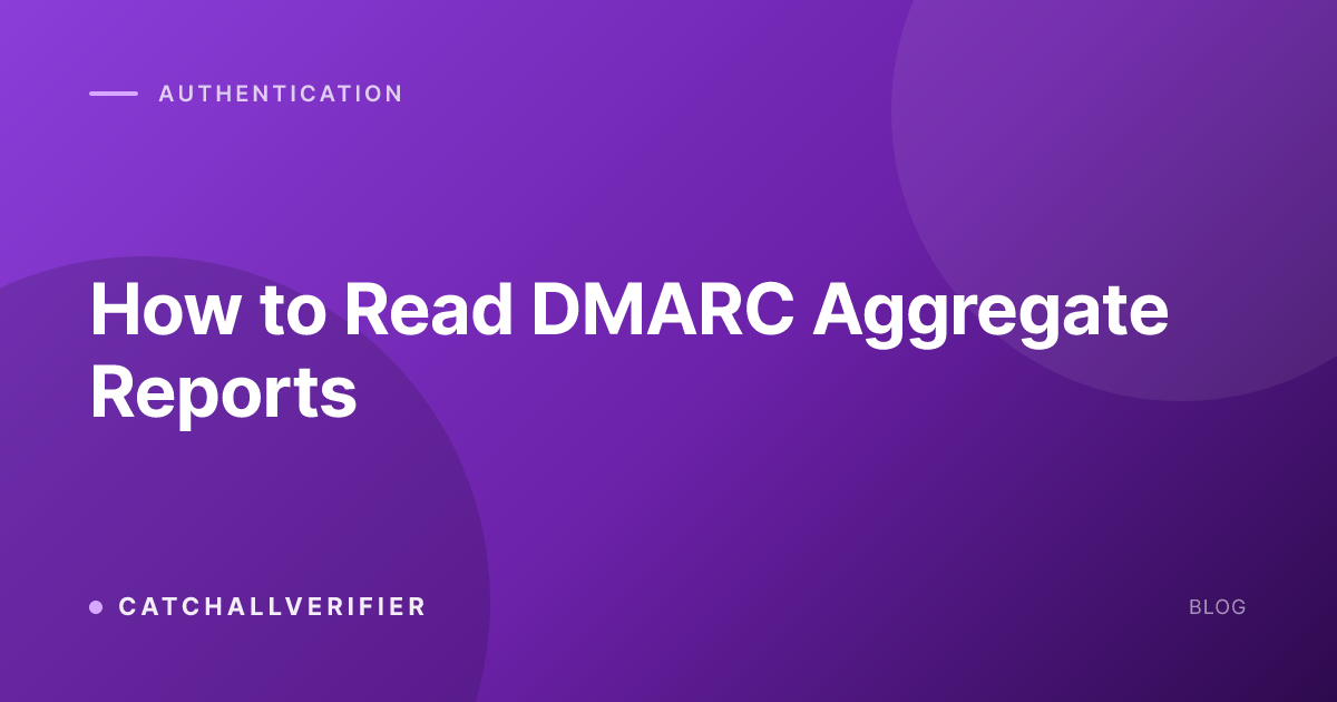 How to Read DMARC Aggregate Reports